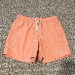 Hollister Men’s Coral Swim Trunks